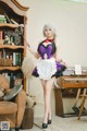 Coser @ 蜜汁 猫 裘 Vol.046: 贞德 女仆 (40 photos) P8 No.c13daf