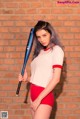 Young Jessie Vard shows off her beauty in sports outfit (8 pictures) P7 No.ed88ad Image No. 3