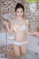 Beautiful YiRan boldly shows off her sexy figure with underwear in a bath (12 pictures) P1 No.c92006